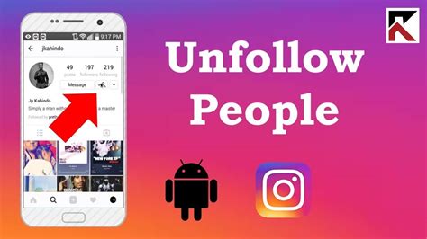 How to unfollow person on instagram - The un-official (and unaffiliated) subreddit for Instagram.com - Learn tips and tricks, ask questions and get feedback on your account. ... Came back and was following 2000 people. Best way to unfollow, without making a new acc I don't use ig very often, and I only used it to follow tattoo artists that I liked, and potentially would want work ...
